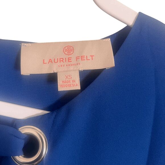 Womens Top XS Blue Blouse - Picture 2 of 3